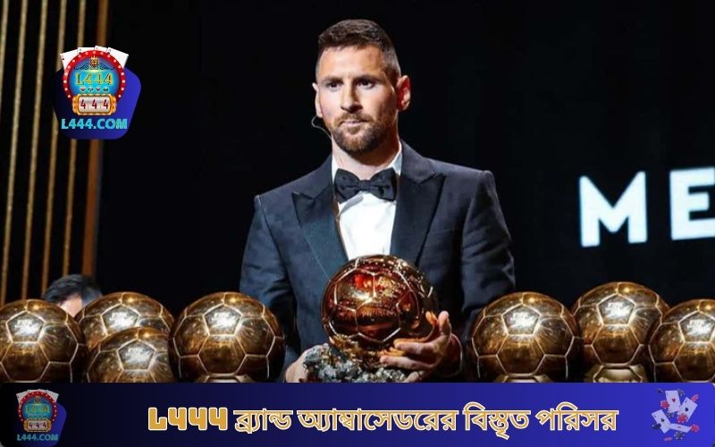 L444 ব্র্যান্ড অ্যাম্বাসেডর - Messi পরিধি বাড়াচ্ছেন